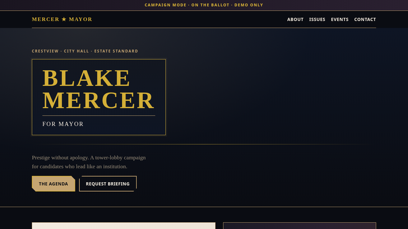 Gilded template preview